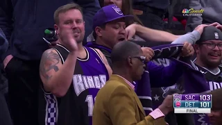 Buddy Hield Fantastic Game-winning Buzzer Beater Three vs. Pistons [19.01.19.]