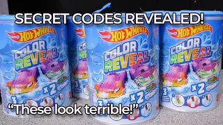 Secret Codes to the Color Shifters Color Reveal 2-Packs Series 1 by Race Grooves TV RGTV