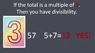 Rules for divisibility NEW