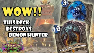 INSANE COMEBACK!! N'Zoth Mill Rogue vs Aggro Demon Hunter