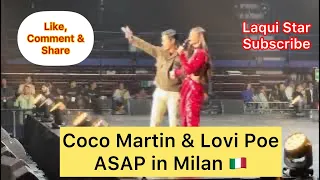 Si Tanggol at Si Mokang Live in #asap #AsapInMilan #cocomartin #lovipoe #batangquiapo #love #pinoy