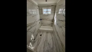 Installing Large Format Tile (24 x 48) Time-lapse