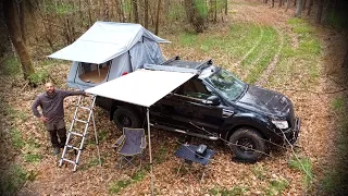 Solo Roof-Top Tent Truck Overnighter - Camping / Overlanding