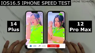 iOS16.5 iPhone 14Plus vs 12Pro Max Speed Test and Ram Management Test || Surprising Results!!