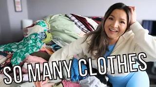 Getting rid of all of my clothes... EXTREME Closet Clear Out 2024