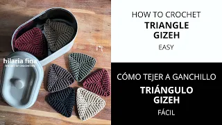 Cómo tejer - Triángulos de Ganchillo | How to Crochet - Gizeh Triangle