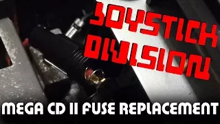 SEGA MEGA CD II Repair (Fuse Replacement) | Chris Taylor's Joystick Division