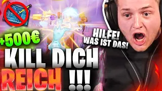 💸😨UNFASSBARES Finale! | OHNE bauen GEWINNT er! | 50€ pro KILL in Fortnite Season 2 Kill dich Reich!