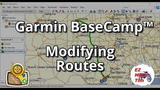 Garmin BaseCamp™ Modifying Routes