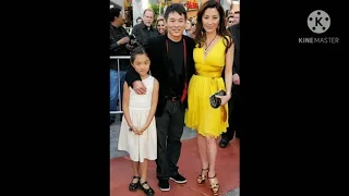 Jet Li with his family