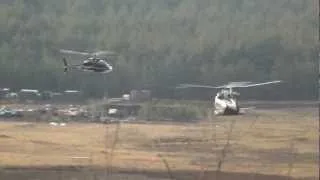 Skyfall filming helicopter sequence