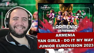 Yan Girls - Do It My Way (LIVE) Armenia 🇦🇲 | Junior Eurovision 2023 | #JESC2023 -TEACHER PAUL REACTS