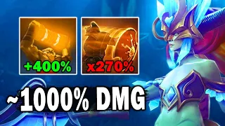 ONE HIT +1000% DMG With Enchant Totem + God's Rebuke | Dota 2 Ability Draft