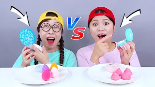 Chocolate Challenge Edible Makeup DONA Mukbang