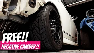 HOW TO GET NEGATIVE CAMBER!! - Washer Trick