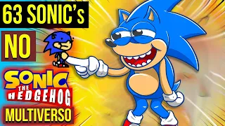 63 SONICS TOGETHER on SEGA GENESIS SONIC 😱 | SONICVERSE