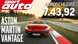 Aston Martin Vantage 7.43,92 min | Nordschleife HOT LAP Supertest | sport auto