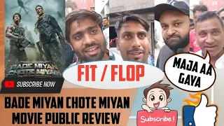 Bade Miyan Chote Miyan Movie Public Review || Day 1 Housefull Show || Hk Movie Review