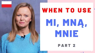 When to use "mnie" in Polish language?