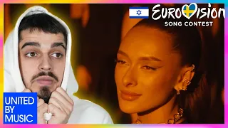 Eden Golan - Hurricane | Israel 🇮🇱 | Official Music Video | Eurovision 2024  SPANISH GUY REACTS