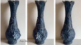 Best Out Of Waste Plastic Bottle Flower Vase - 9 / Plastic Bottle Flower Vase / Priti Sharma