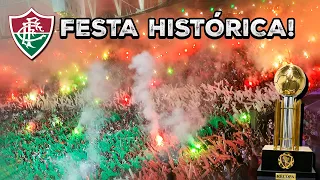 FESTA DA TORCIDA DO FLUMINENSE NA FINAL DA RECOPA! 🔴 🏆 Fluminense x LDU