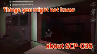 Everything you need to know about SCP-035 (interaction, glitch and more)