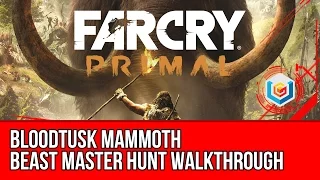 Far Cry Primal - Bloodtusk Mammoth Beast Master Hunt Walkthrough (Gameplay Let's Play)