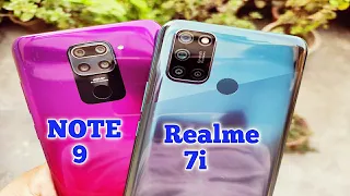 Realme 7i vs Redmi Note 9 Speed Test & Camera Comparison