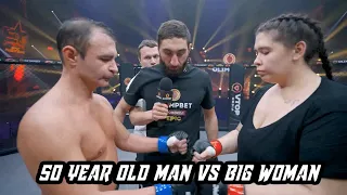 Intergender MMA Match | 50 Year Old Man vs The Moscow Brute