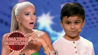 CUTEST 5 Year Old Geography GENIUS Wins The GOLDEN BUZZER | Amazing Auditions