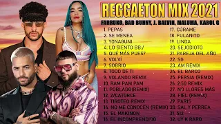 Mix Reggaeton 2021 Farruko, Bad Bunny, Maluma, Rauw Alejandro, Don Omar, ROSALÍA, J. Balvin, Karol G