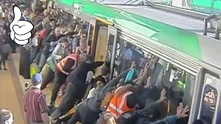 People Power Frees Man Trapped By Perth Train