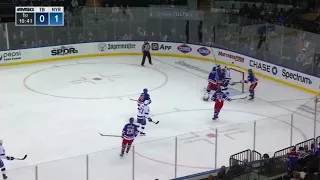 GOALTENDING - Lots of positives from this low-high save by Igor Shesterkin