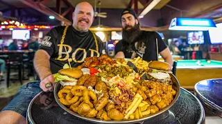 CHEERS' HUGE 'CHOW DOWN CHALLENGE'...WITH DA BOMB INFERNO WINGS | FLORIDA PT.7 | BeardMeatsFood