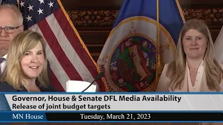 Governor and House/Senate DFL Media Availability 3/21/23