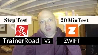 Zwift vs. TrainerRoad (FTP TEST SHOWDOWN)