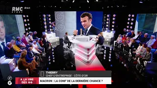 Les "Grandes Gueules" de RMC: Macron, la conf' de la dernière chance? (partie 2)