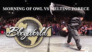 Morning Of Owl vs Melting Force // .BBoy World // BREAKING 3on3 | PESSAC ARENA BATTLE 2013