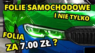 FOLIE SAMOCHODOWE i nie tylko - Jaką folię wybrać do ZMIANY KOLORU samochodu ?