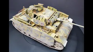 Takom Blitz Panzer III Ausf M mit schurzen Complete Build Part 5 Weathering part 2