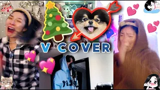 It’s Beginning To Look A Lot Like Christmas (cover) by V of BTS | SISTERS REACTION 🎄🎁⛄❄️