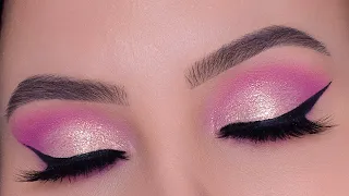 Pink Golden Eye Makeup Tutorial | You'll LOVE THIS pink look for a Night Out!