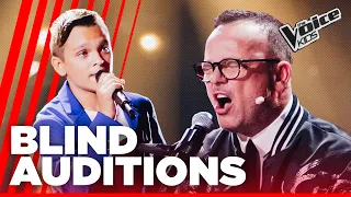 GIGI e MIRKO cantano “La Voce Del Silenzio” | The Voice Italy Kids | Blind Auditions