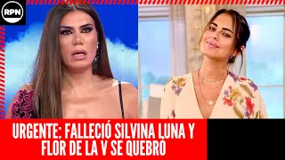 Flor de la V se quebró y tuvo que salir del aire al confirmar el fallecimiento de Silvina Luna