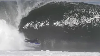 One MASSIVE Pit at Flopos, Arica With Local Charger Sergio Oteiza // Bodyboarding SLABS