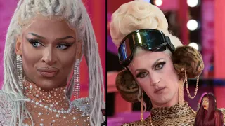 Banksie vs Cara Melle (FULL FIGHT) - Rupaul's Drag Race UK S5