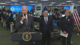 Watch live: President Biden visits Puerto Rico