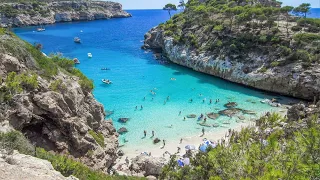 🎵 Deep House Drone 4K Footage 📍 Mallorca Beach, Spain