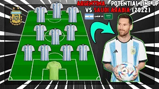 ARGENTINA - Predicted Lineup Vs Saudi Arabia 🔵⚪ | QATAR 2022